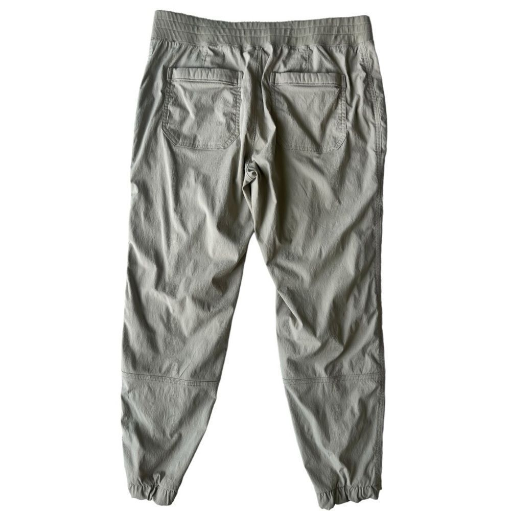 Athleta Women's Tan Jogger Lightweight Cinched Hem Pants sz 12 - Picture 1 of 13